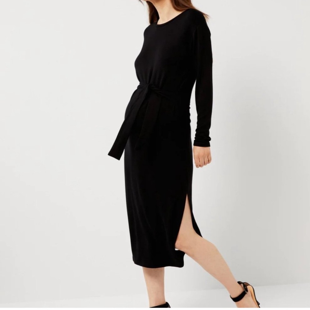 NWT BB Dakota By Steve Madden Long Sleeve Knit Maternity Dress Size XS Black